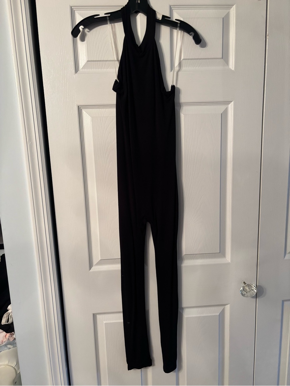 Naked Wardrobe Black Halter Jumpsuit size small